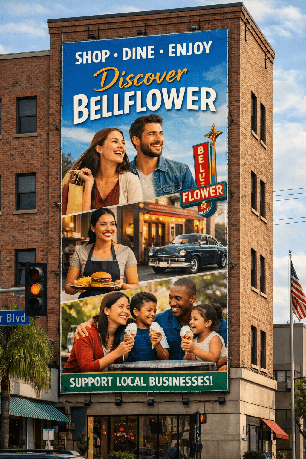 Bilboard in Bellflower