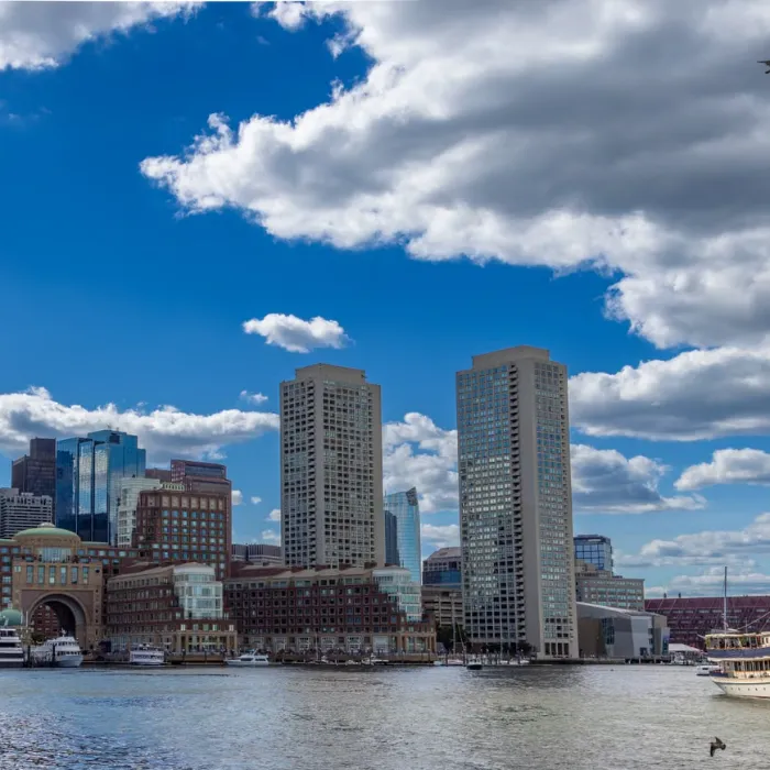 Boston waterfront skyline